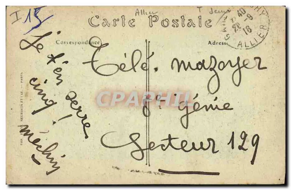 Vichy — Das Casino, der Spielraum — ND. Foto n° 416 - Rückseite