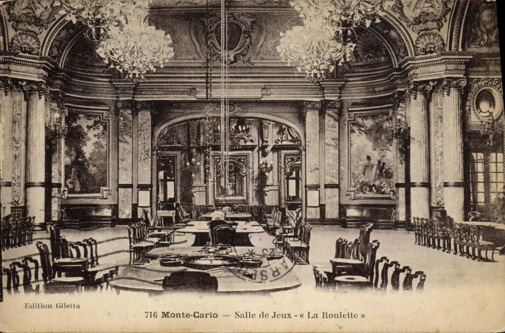 Monte-Carlo — Spielraum - « La Roulette » — Ausgabe Giletta n°716 - Vorderseite