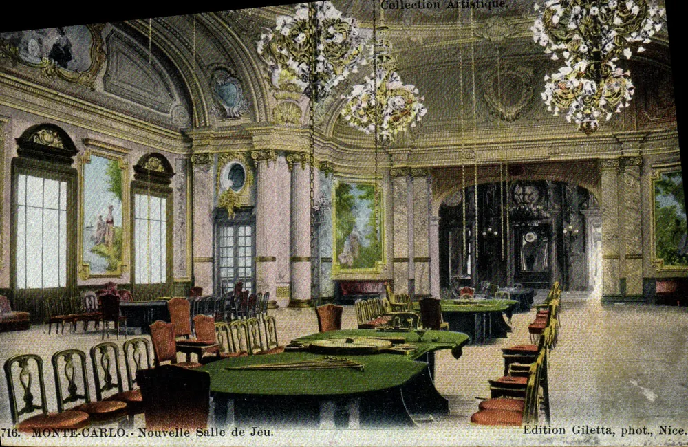 Monte-Carlo - Neue Spielhalle — Künstlerische Sammlung — Giletta-Ausgabe, Foto., Nice - Vorderseite