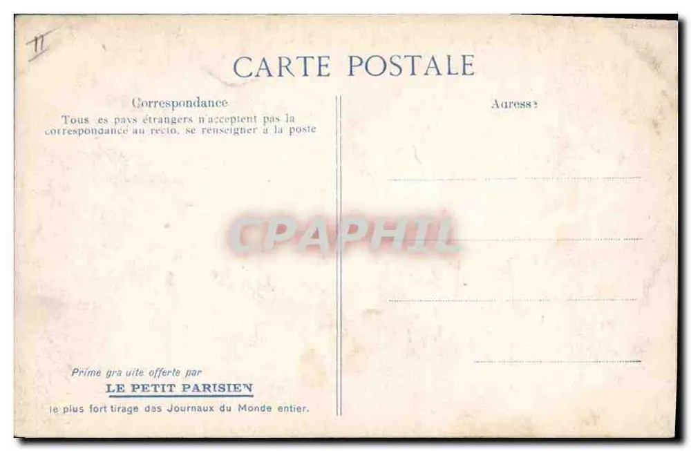 Monte-Carlo — Große Spielhalle — Verlag: Le Petit Parisien - Rückseite