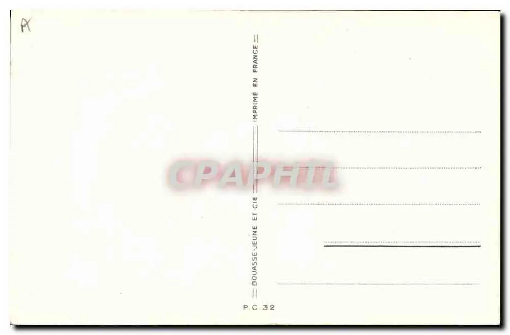 Natividade — anjo e criança na manjedoura — Bouasse-Jeune e Cie, P.C. 32 - Verso