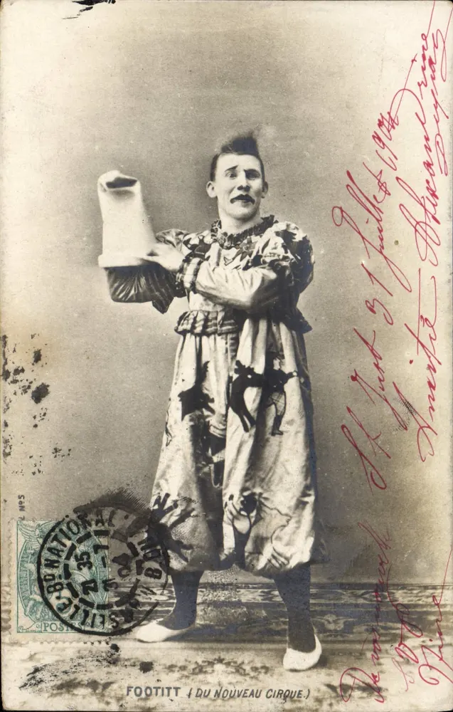 Footitt — acrobata do Novo Circo — editor B. National, n° 5 - Frente
