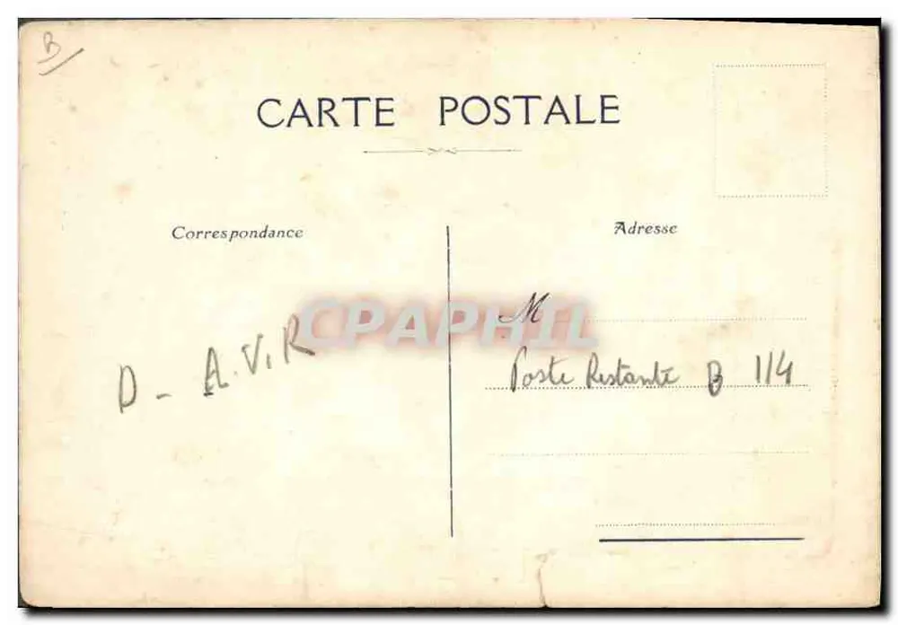 Les Constan — Equilibristas da Morte, Acróbata Fantasista — Carta postal publicitária - Verso