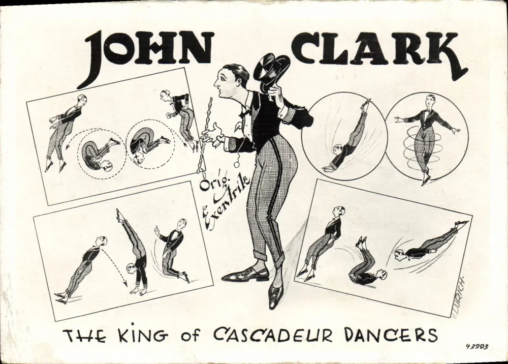 John Clark — Le Roi des Cascadeurs de Danse — éditeur TURCH, n° 93903 - Vorderseite