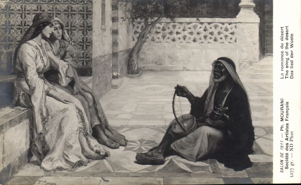 Thema: Die Romantik der Wüste — Salon von 1914 — Ph. MOURAN — Nr. 277 — Gesellschaft der französischen Künstler - Vorderseite