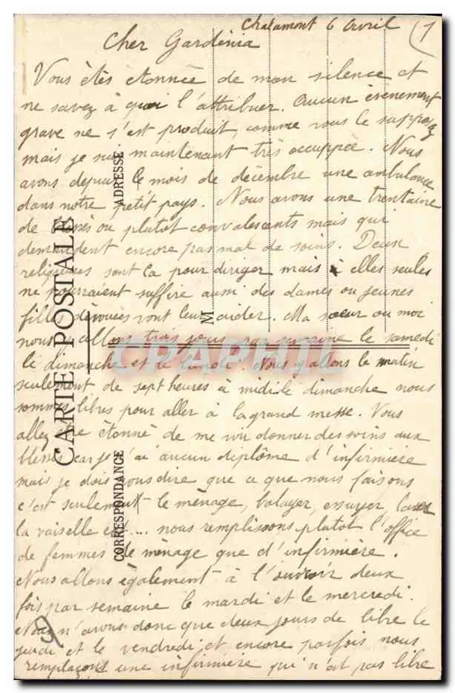 Em Bresse — Ménétriers de vogue — B. Ferrand, editor, 41, Rue Centrale, Bourg (Ain) - Verso