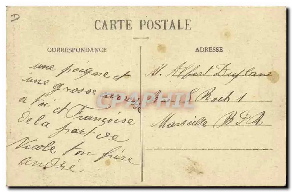 Bombarde e Binioù do País de Châteaulin — editor não identificado, número de série 3173 - Verso