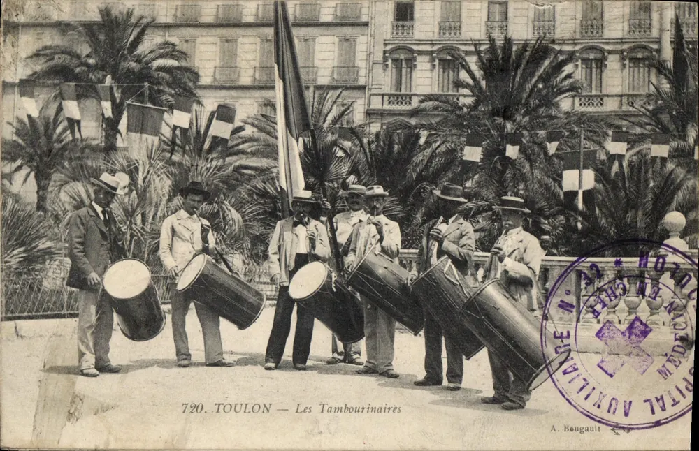 Toulon — Die Tambourinaires — A. Bougault - Vorderseite
