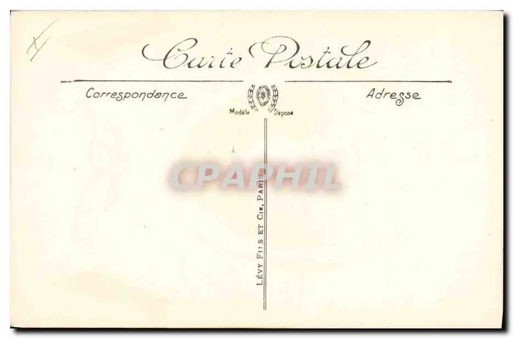 Marschall Pétain — Für Recht und Zivilisation — CL.S.P.C.A. - Rückseite
