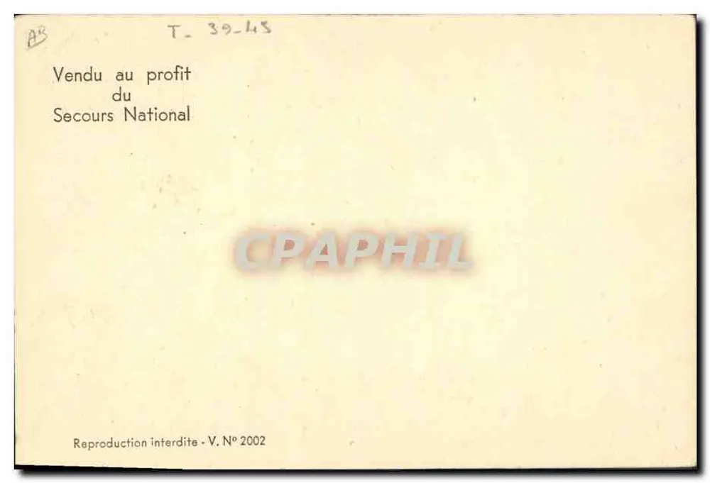 Marzeka Philippe Pétain — Deklaracja czerwca 1940 - Rewers