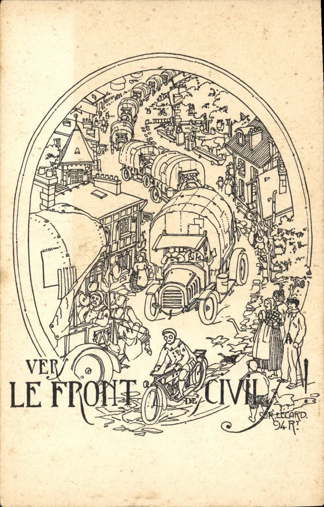 Para o Fronte Civil — S. Lecard, 94 R. - Frente
