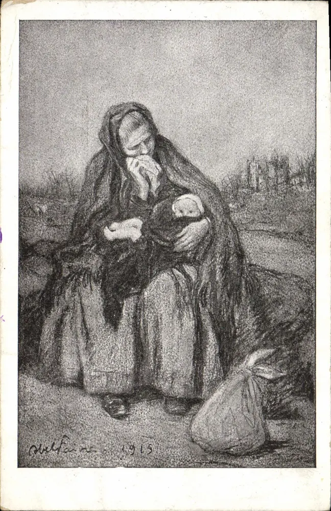 Mãe com seu filho — 1915 — Aluffaane - Frente
