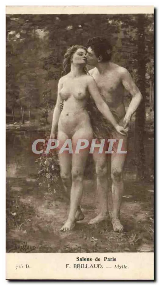 Idylle — F. Brillaud — Salons de Paris - Frente