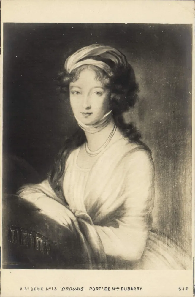 Retrato da Sra. Dubarry — por Drouais — 215ª série N°13 — S.I.P. - Frente