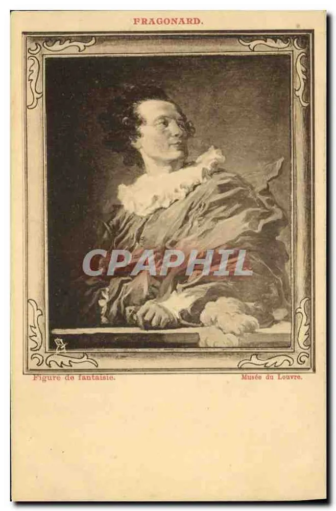Fragonard — Fantasiefigur — Musée du Louvre — Éditions Raphael Tuck & Fils - Vorderseite