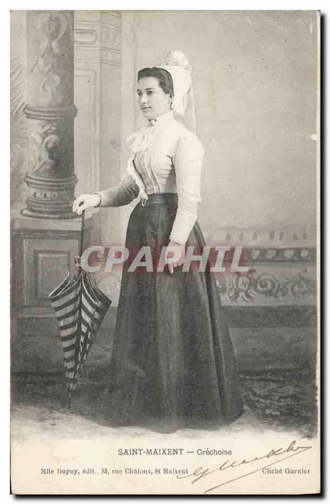 Saint-Maixent — Gréchoise — Mlle Dupuy, édit. 33, rue Châlons, St Maixent - Frente