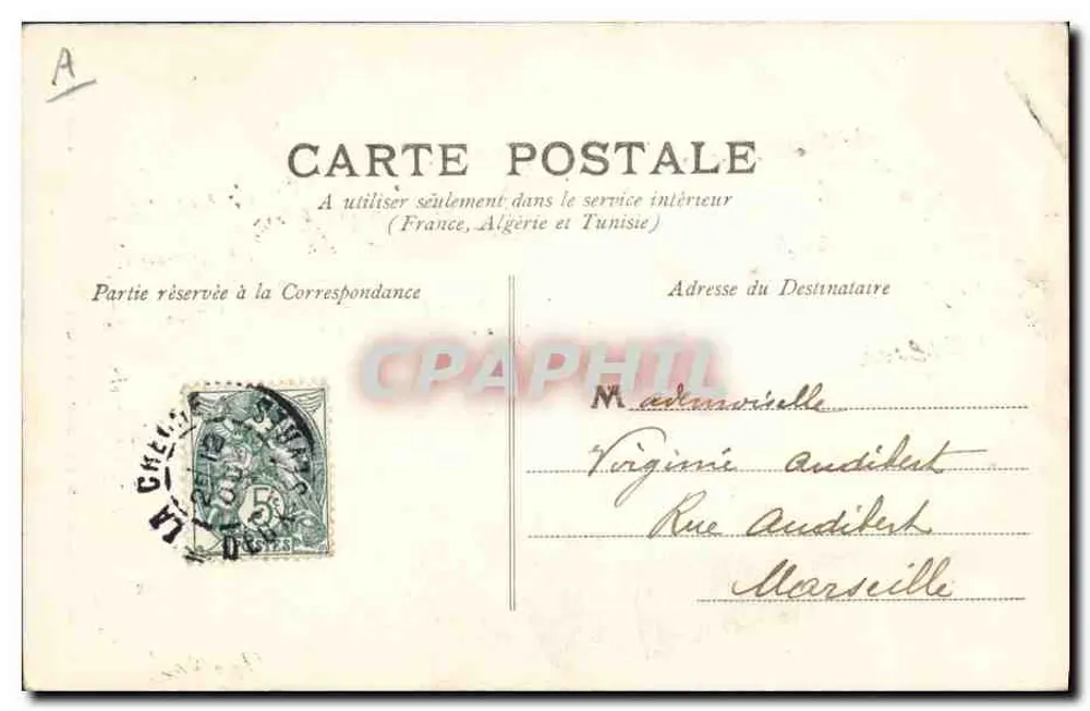 Saint-Maixent — Gréchoise — Mlle Dupuy, édit. 33, rue Châlons, St Maixent - Verso