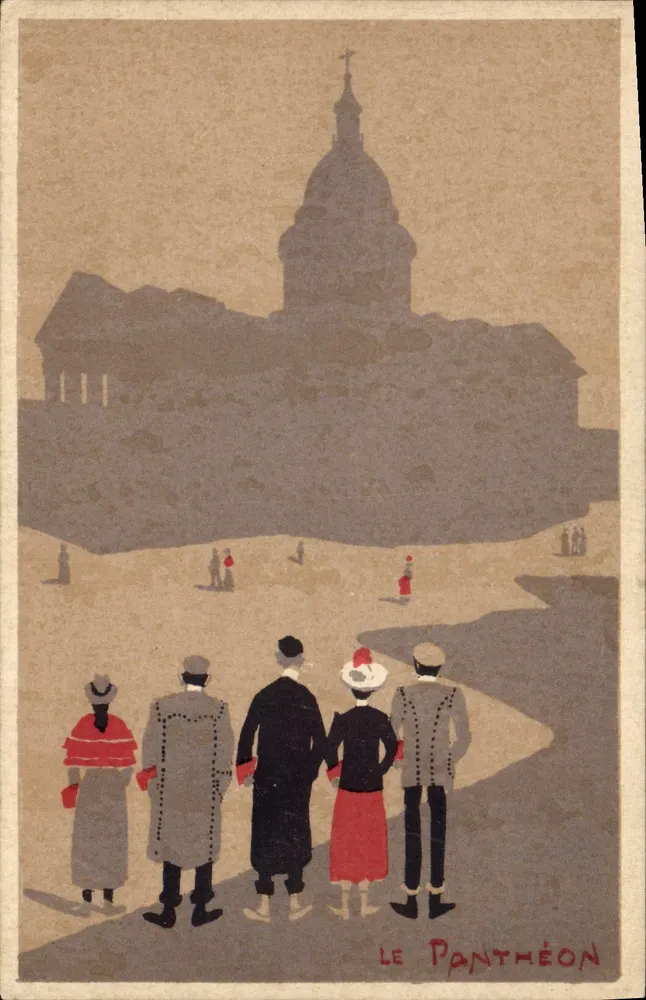Das Panthéon — Paris — unbekannte Ausgabe - Vorderseite