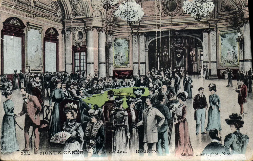 Monte-Carlo — Spielraum — Roulette — Edition Giletta, phot., Nice - Vorderseite