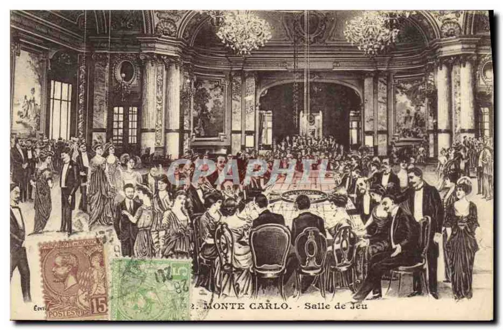 Monte Carlo - Spielhalle — Verleger: Émile C. P. (Nr. 2) - Vorderseite