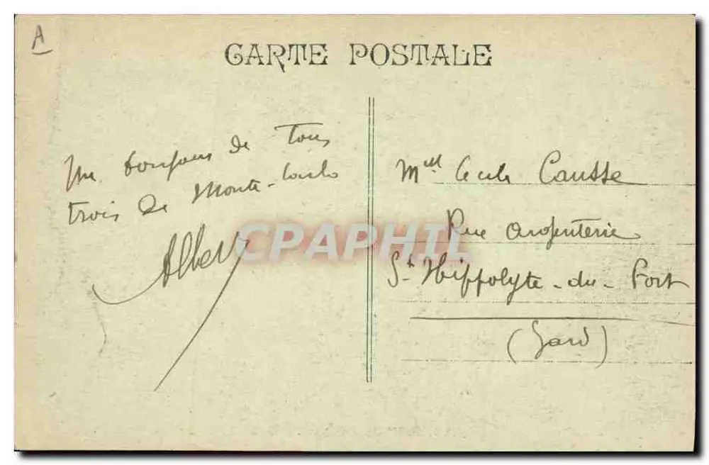 Monte Carlo - Spielhalle — Verleger: Émile C. P. (Nr. 2) - Rückseite