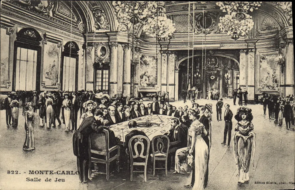 Monte-Carlo — Spielraum — Edition Giletta, Foto. Nizza - Vorderseite