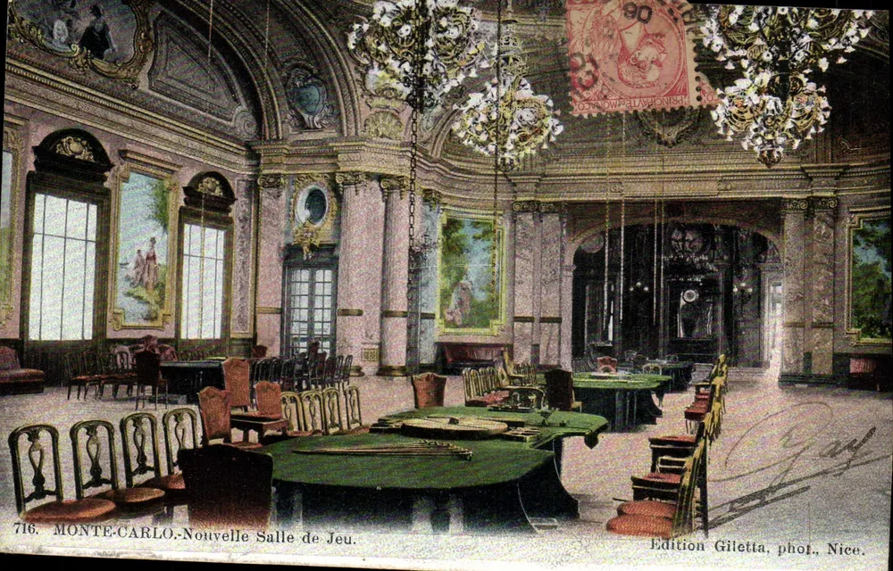 Monte-Carlo — Neue Spielhalle — Edition Giletta, phot., Nice, Nr. 716 - Vorderseite