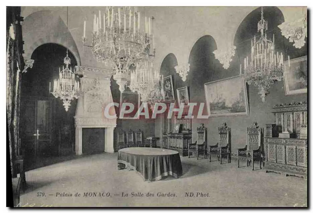 Palast von MONACO — Die Wachstube — ND.Photo. - Vorderseite