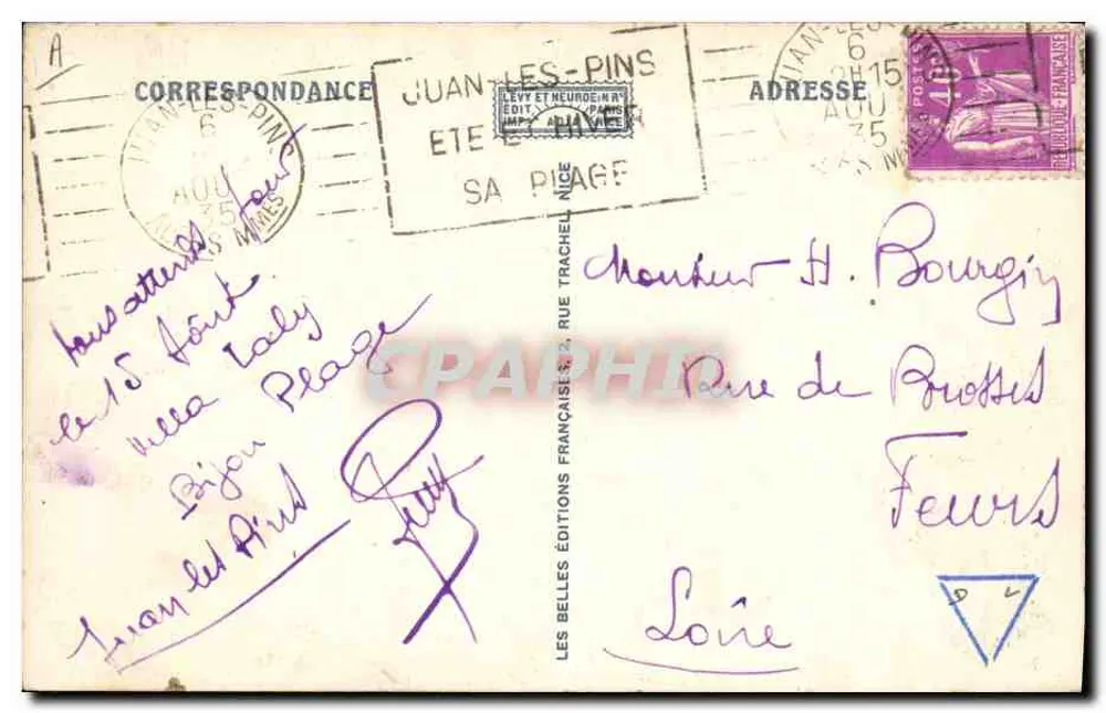 MONTE-CARLO — Das Casino - Die Roulette — Adia, n°103 - Rückseite