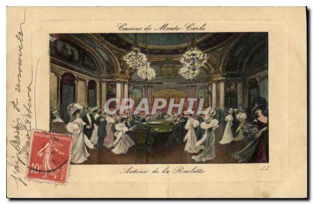Casino de Monte-Carlo — Autour de la Roulette — L.L. (Verlag) - Vorderseite