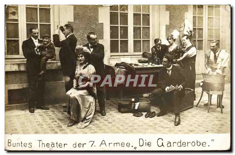 Buntes Theater der 7. Armee — 'Die Garderobe' — Verlag unbekannt - Vorderseite