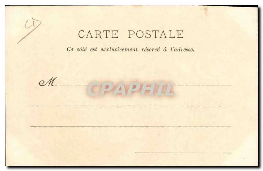Barnum & Bailey-Elefanten in einer Reihe — Imp. Courmont frères, Paris, N° 1 - Rückseite