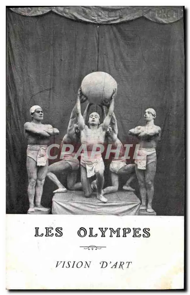Os Olímpicos — Visão de Arte — Imprensa Commerot & Filhos - Grenoble - Frente