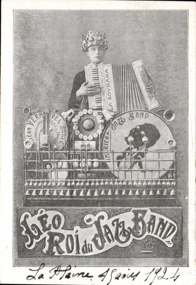 Léo Vernevel — Le Roi du Jazz Band — éditeur Léo Vernevel, Paris - Vorderseite