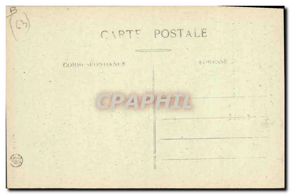 Auvergne — Ambert — Kirchturm — Pap. L. Boy - Ambert - Rückseite