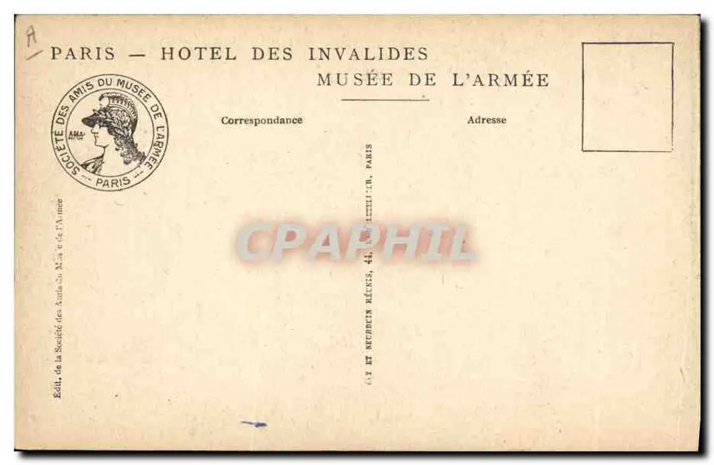 Mariscal Pétain — Museu da Armada — Editor: Sociedade dos Amigos do Museu da Armada - Verso