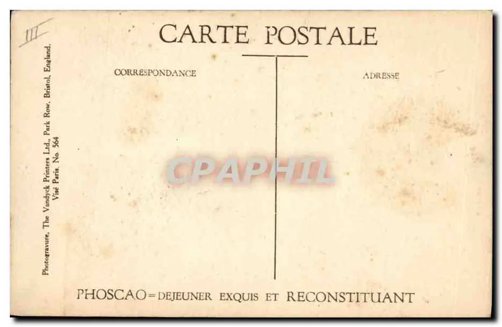 General Foch — Les Vainqueurs de la Marne — Édition Phoscao - Rückseite