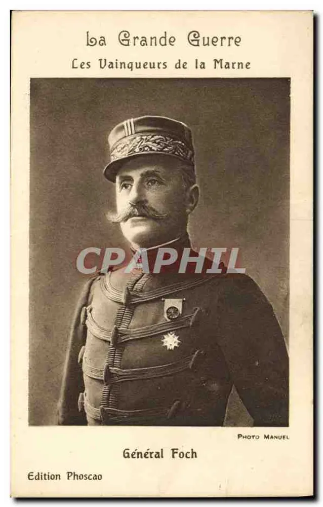 General Foch — Der Große Krieg: Die Sieger der Marne — Phoscao-Ausgabe - Vorderseite