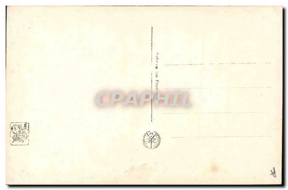 Geral Philippe Pétain — retrato em uniforme - Verso