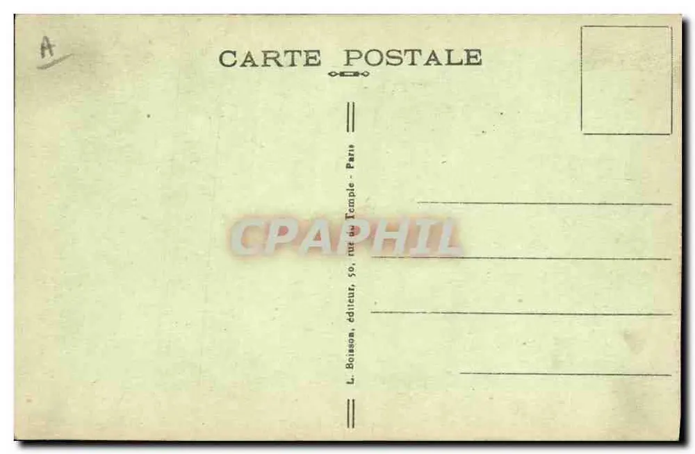 Maréchal Foch — Foto H. Manuel — n°35 - Verso