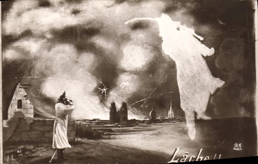 Lâche! — Scena z duchem — A.N. Paryż, seria 61 - Awers