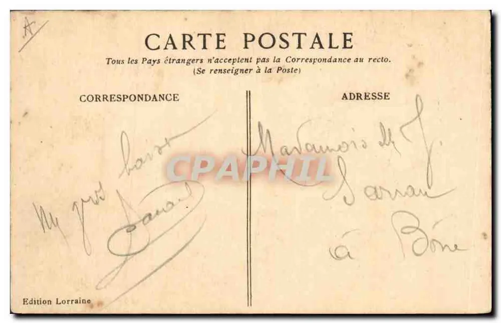 10 de Novembro — Armistício de 1918 — Edição Lorraine n°6 - Verso