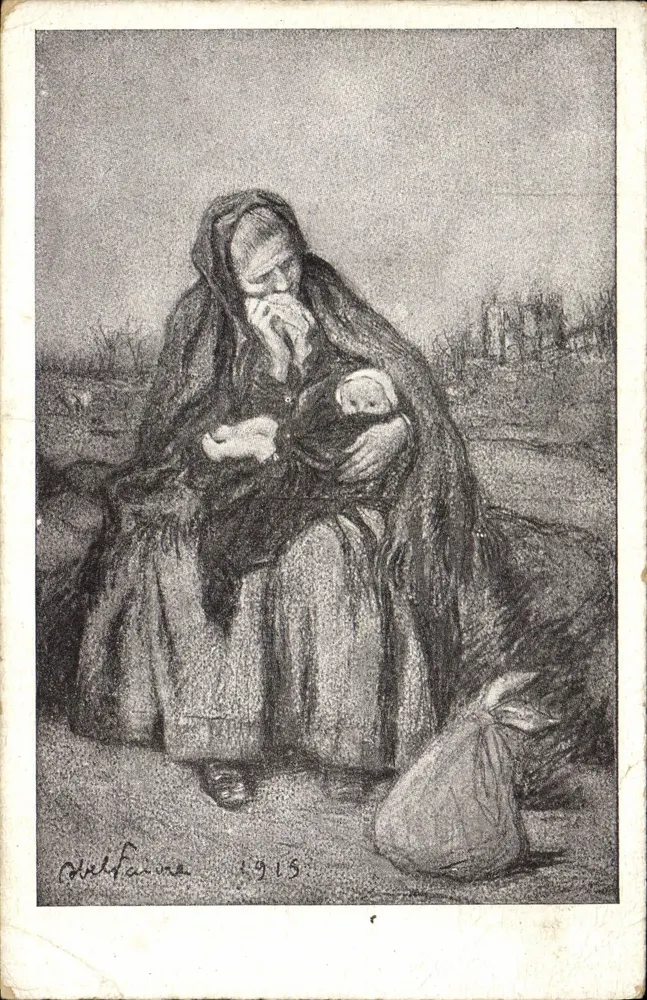 Mãe com seu filho — 1915 — Melfaine - Frente