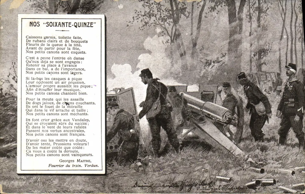 Unsere 'Siebenundsechzig' — Gedicht von Georges Maître — Illustration von Georges Leduc - Vorderseite