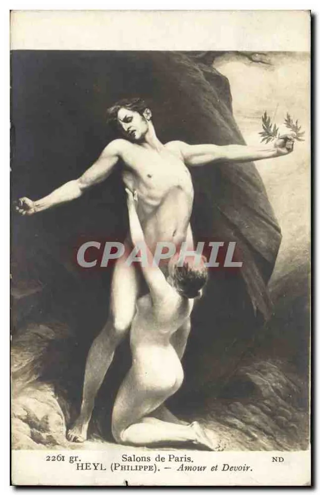 Amor e Dever — Salões de Paris — HEY (PHILIPPE) — n° 2261 gr. - Frente