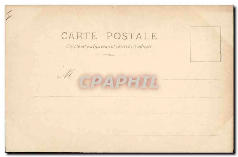 O Velho Pastor — A. Boyé — S.I.P. — Exp. 1902 - Verso