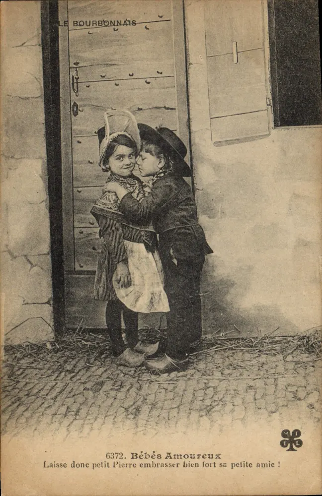 Liebende Babys — Serie 6372 — Verlag M.T. (Le Bourbonnais) - Vorderseite