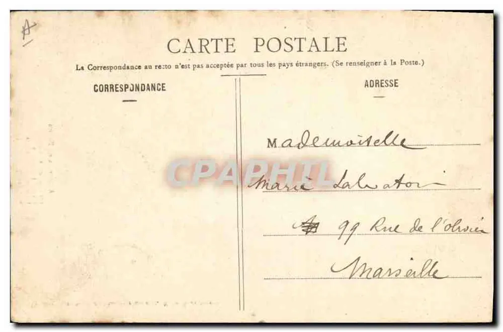 Amantes em Pottion — Coleção Laporte-Philit, Och-Moureau — n° 102 - Verso