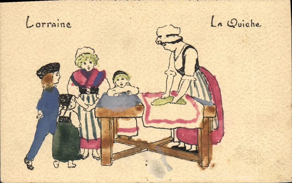 Lorraine — La Quiche — Imp. Ch. Courmont, Paris - Vorderseite