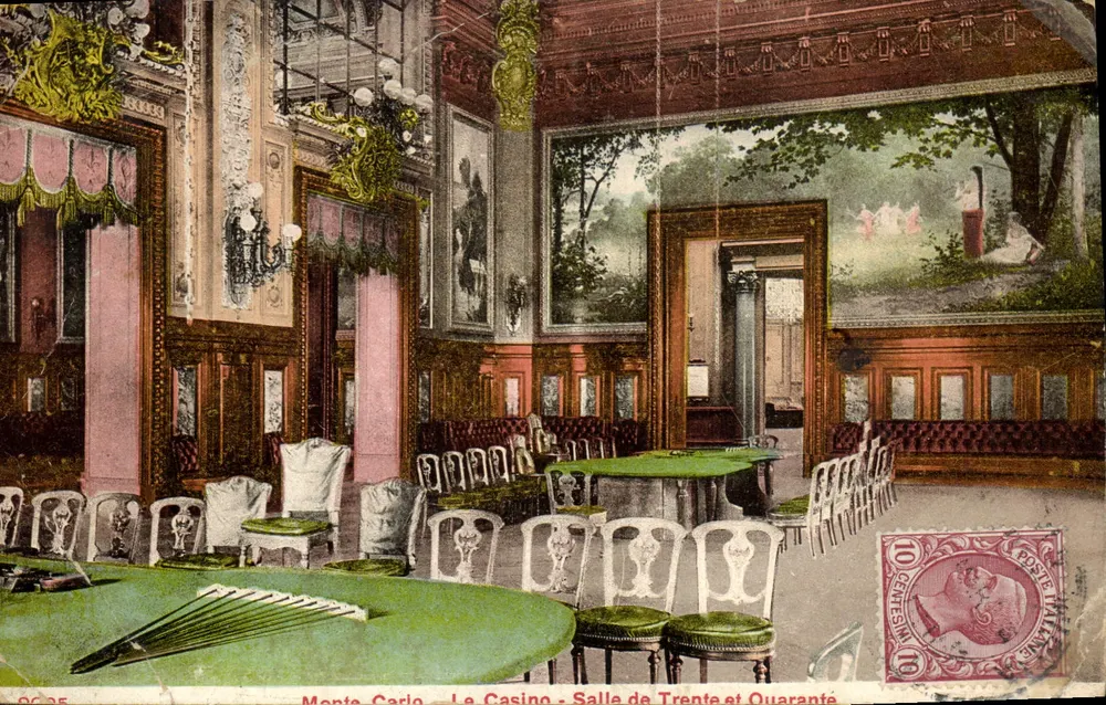 Monte-Carlo - Das Casino - Saal Trente et Quarante — anonymer Verlag, Nr. 35 - Vorderseite